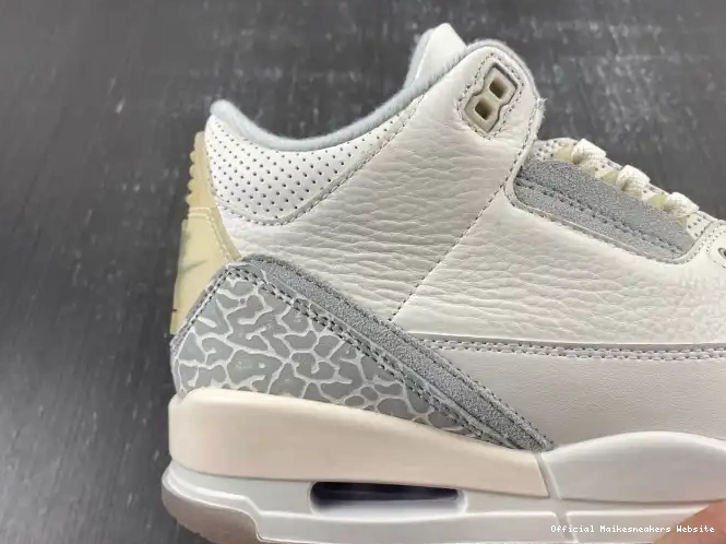 Official Maikesneakers Craft FJ9479-100 Ivory Jordan 3 Air 0522
